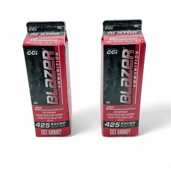 CCI Blazer Value Pour Pack 22 LR 38 Grain LRN Ammunition, 850 Rounds