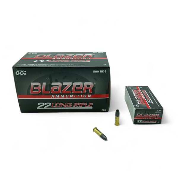 CCI Blazer 22 LR 40 Grain LRN Ammunition, 500 Rounds