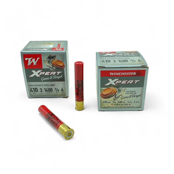 Winchester Xpert Game & Target 410 Gauge, 3", #6 Shot Ammunition, 50 Rounds