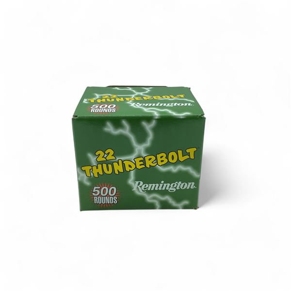 Remington Thunderbolt 22 LR 40 Grain RN Ammunition, 500 Rounds