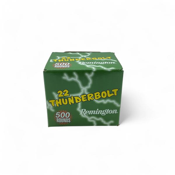 Remington Thunderbolt 22 LR 40 Grain RN Ammunition, 500 Rounds