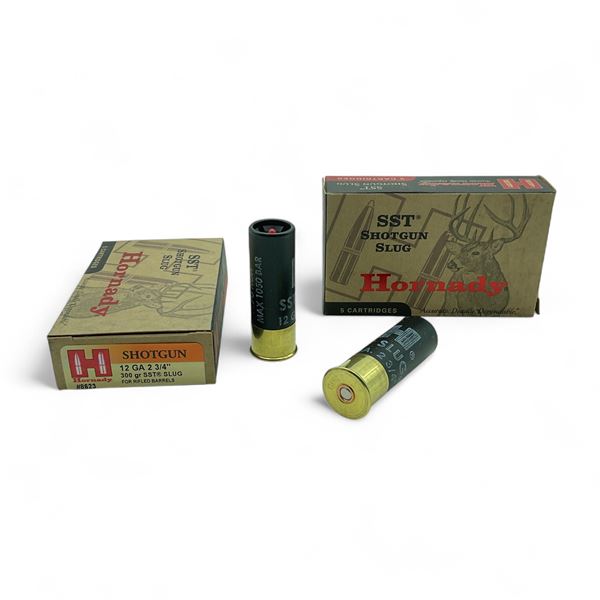 Hornady Shotgun 12 Ga, 2-3/4", 300 Grain SST Slug Ammunition, 10 Rounds