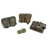 Image 1 : Yugoslav 2 Pocket Leather Ammo Pouches for Mauser X 3 Qty