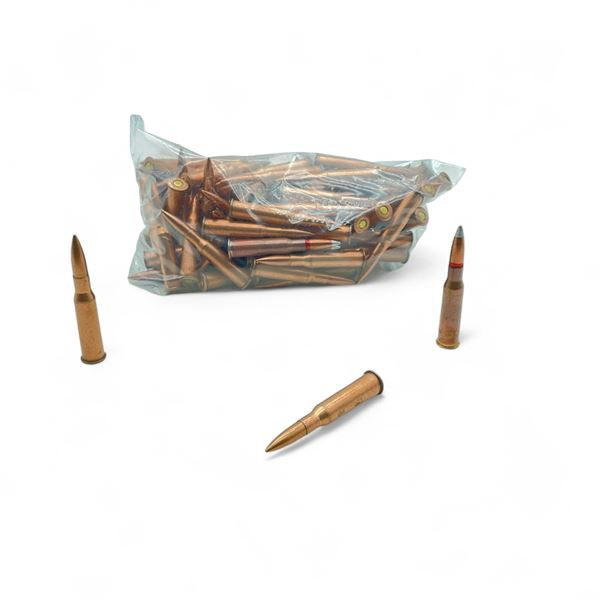7.62x54 Ammunition, Approximately 100 Rounds