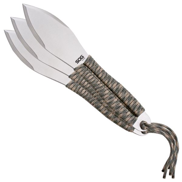 SOG Fling Throwing Knife Set, 2.8" Spearpoint Blade, 3 Pack, New