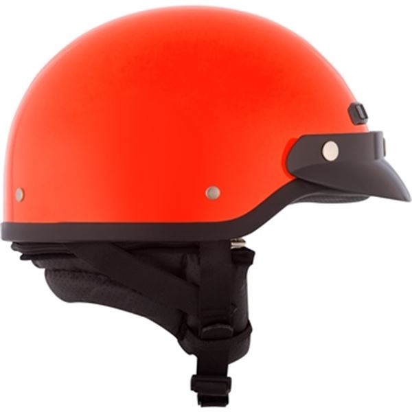 CKX Model VG500 Summer Half Helmet, Orange Size 3XL, New