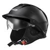 Image 1 : LS2 Helmets Rebellion Summer Half Motorcycle Helmet, Solid Size Large, New