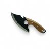 Image 1 : Fixed 5-1/2" Forged Blade Knife with Wooden Handle
