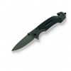 Image 1 : Folding 3-3/4" Blade Pocket Knife with Belt Clips and Glass Breaker