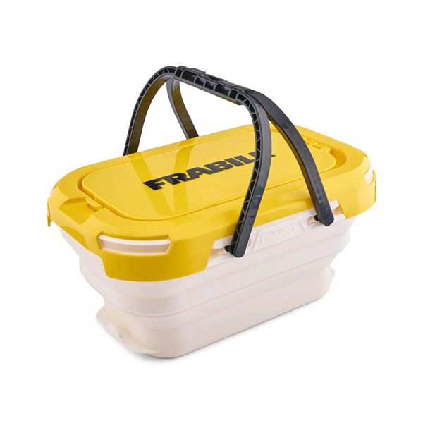Frabill 6 Qt /5.7 L Collapsible Bait Bucket, New
