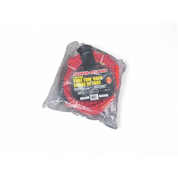 Airhead Tube Tow Rope, 2 Section, 60' with Float, New