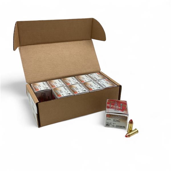 Hornady LeveRevolution 45 Colt 225 Grain FTX Ammunition, 200 Round Case