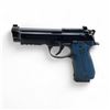 Image 2 : Beretta 92X Semi Auto Pistol 9MM 4.9" Barrel Black With Blue Grips, Restricted