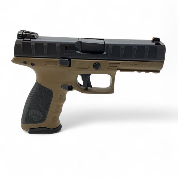 Beretta APX Semi Auto Pistol 9MM 4.25" Barrel Tan And Black, Restricted
