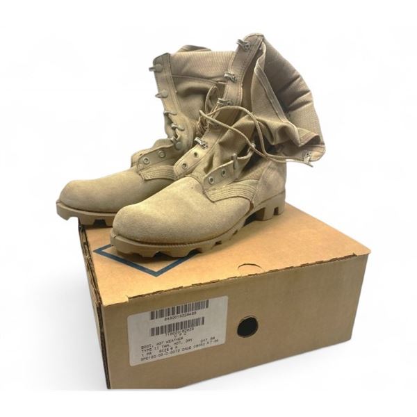 1x Cage NSN ID 8430-01-325-6540 Hot Weather Boots Tan Sz 13 W