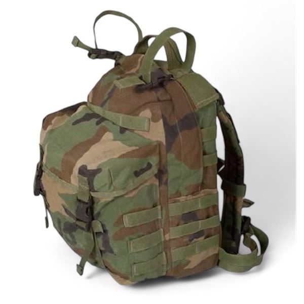 1x US Molle 1 Bag Woodland Camo Used