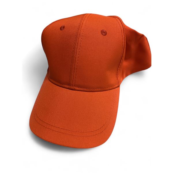 6x Orange Hunting Cap