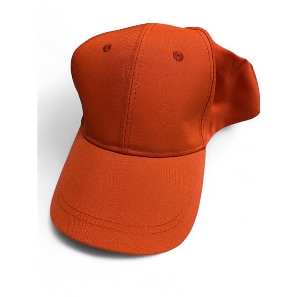 6x Orange Hunting Cap