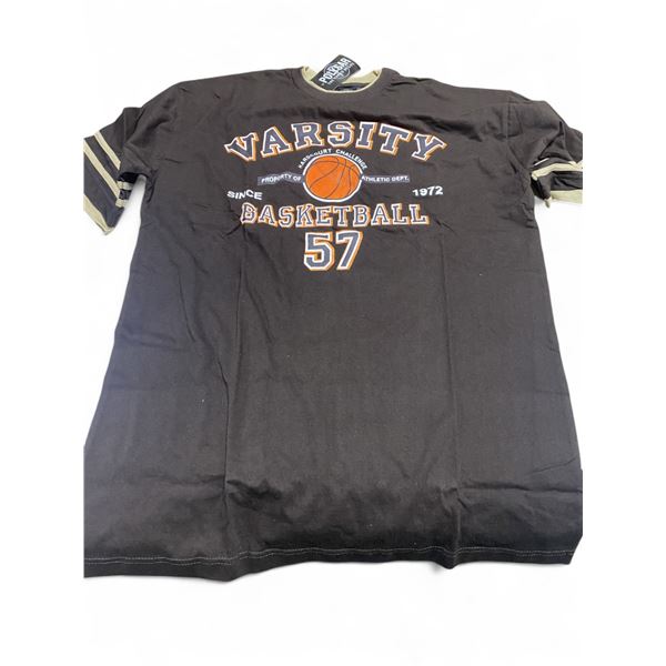 2x Varsity Basketball T-Shirts Brown Size 2XL
