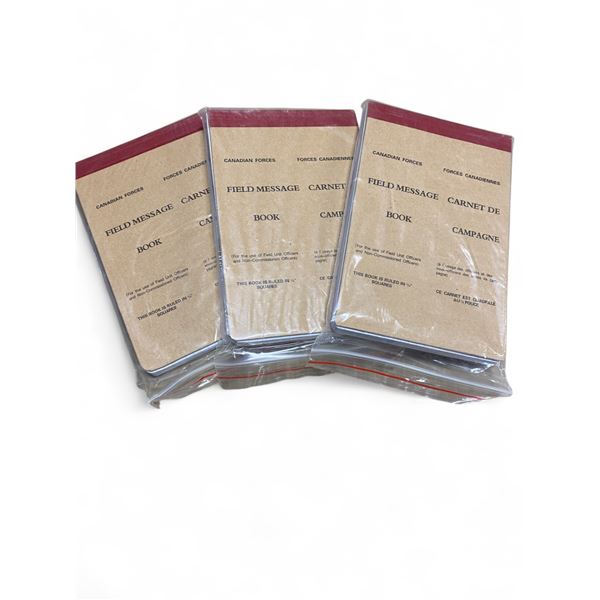 3x Canadian Forces Notepad