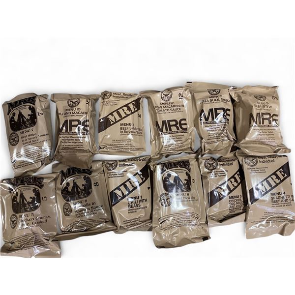 1x US MRE Case of 12 Menu A