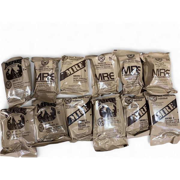 1x US MRE Case of 12 Menu A