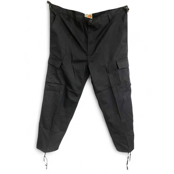 2X Mens  BDU Uniform Pant Black Color Size 3-XLarge-Regular