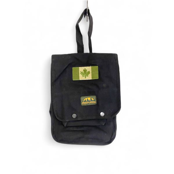 2X 030007-EMB BLACK MAP CASE BAG
