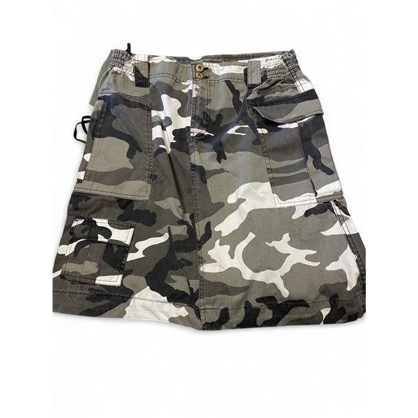 2X Ladies Military Skirt Vintage Urban Camo Size Large