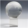 Image 2 : Shannon Crystal World Globe with Base