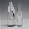 Image 1 : 2pc Rainbow Faceted Crystal Pillars
