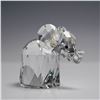 Image 1 : Swarovski Silver Crystal Large Elephant with Metal Tail Figurine