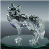 Image 2 : Swarovski Crystal Figurine, Wolf with Mirror