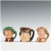 Image 1 : 3pc Royal Doulton Tiny Character Jug Set