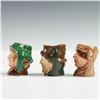 Image 2 : 3pc Royal Doulton Tiny Character Jug Set
