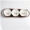 Image 2 : 2pc Lenox Butterfly Meadow Rattan Serving Sets with Bowls