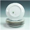Image 3 : 6pc Carl Tielsch Porcelain Bread and Butter Plates, Floral Design