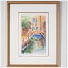 Image 1 : Carraro, Original Watercolor on Paper, Venice, Signed