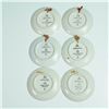 Image 3 : 26pc Royal Copenhagen Miniature Landmark Plates 2010