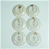Image 7 : 26pc Royal Copenhagen Miniature Landmark Plates 2010