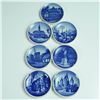 Image 8 : 26pc Royal Copenhagen Miniature Landmark Plates 2010
