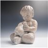 Image 1 : Austin Productions Sculpture, Boy with Teddy Bear by Miro Musulin