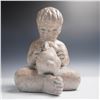 Image 2 : Austin Productions Sculpture, Boy with Teddy Bear by Miro Musulin