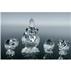 Image 1 : 4pc Swarovski Crystal Figurines, Chicks Mini Set