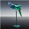 Image 1 : Swarovski Crystal Figurine, Paradise Bird Baracoa with Stand
