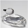 Image 4 : Swarovski Silver Crystal Duck Mini with Metal Beak Figurine