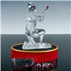 Image 2 : 4pc Swarovski SCS Figurine, Harlequin with Base, Plaque, and Roses