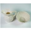Image 3 : 2pc Belleek Shell Creamer and Sugar Bowl Set