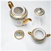 Image 4 : 23pc Bavaria Germany Porcelain Tea Set, Gilt Scroll Design