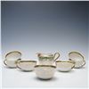 Image 6 : 23pc Bavaria Germany Porcelain Tea Set, Gilt Scroll Design